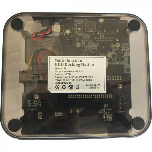 Док-станція Dynamode for 2х HDD 2.5"/3.5" SATA /IDE/SSD (DM-CAD-S8) купити в Україні: Київ, Львів, Хмельницький, Тернопіль, Івано-Франківськ | Низька ціна, відгуки, характеристики від TELEMART фото