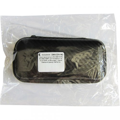 Чохол Dynamode Protective EVA Case for M.2 SSD NVMe/NGFF (DM-COV-M2) Black купити в Україні: Київ, Львів, Хмельницький, Тернопіль, Івано-Франківськ | Низька ціна, відгуки, характеристики від TELEMART фото