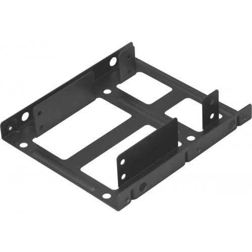Фрейм-перехідник Maiwo 2x2.5" HDD/SSD to 3.5" Bay Mounting Bracket Metal (K11) Black купити в Україні: Київ, Львів, Хмельницький, Тернопіль, Івано-Франківськ | Низька ціна, відгуки, характеристики від TELEMART фото