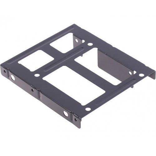 Фрейм-перехідник Maiwo 2x2.5" HDD/SSD to 3.5" Bay Mounting Bracket Metal (K11) Black купити в Україні: Київ, Львів, Хмельницький, Тернопіль, Івано-Франківськ | Низька ціна, відгуки, характеристики від TELEMART фото