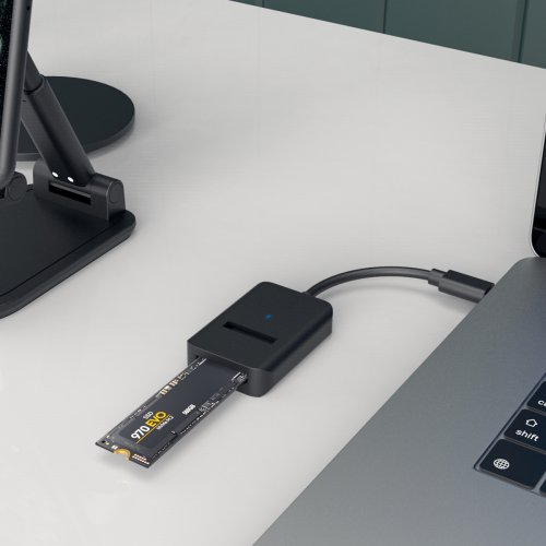 Адаптер Maiwo M.2 NVMe/SATA SSD Enclosure USB 3.2 Gen2 Type-C (K1696P2) Black купить в Украине: Киев, Днепр, Харьков, Одесса  | Низкая цена, отзывы, характеристики от TELEMART фото