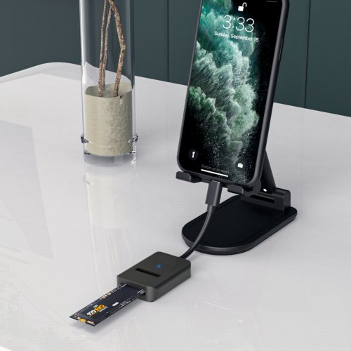 Адаптер Maiwo M.2 NVMe/SATA SSD Enclosure USB 3.2 Gen2 Type-C (K1696P2) Black купить в Украине: Киев, Днепр, Харьков, Одесса  | Низкая цена, отзывы, характеристики от TELEMART фото