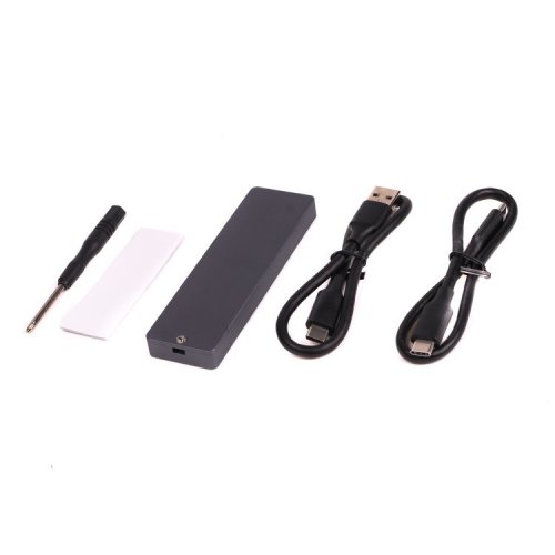 Зовнішня кишеня Maxxter M.2 SSD NVME/NGFF Enclosure USB 3.1 (EHDE-2280D-01) Black купити в Україні: Київ, Львів, Хмельницький, Тернопіль, Івано-Франківськ | Низька ціна, відгуки, характеристики від TELEMART фото