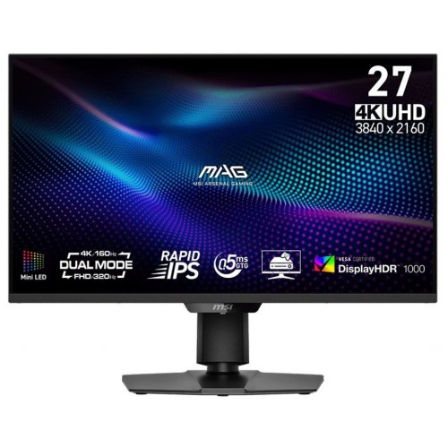 Уцінка монітор MSI 27" MAG 274UPDF E16M Black (Розкрита упаковка, 882808) купити в Україні: Київ, Львів, Хмельницький, Тернопіль, Івано-Франківськ | Низька ціна, відгуки, характеристики від TELEMART фото
