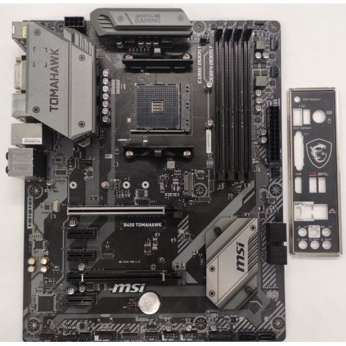 Материнская плата MSI B450 TOMAHAWK (sAM4, AMD B450) (Восстановлено продавцом, 882957) купить в Украине: Киев, Днепр, Харьков, Одесса  | Проверка совместимости, низкая цена, отзывы, характеристики от TELEMART фото
