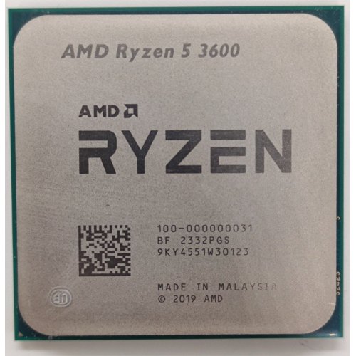 Процесор AMD Ryzen 5 3600 3.6(4.2)GHz 32MB sAM4 Tray (100-000000031) (Відновлено продавцем, 882977) купити в Україні: Київ, Львів, Хмельницький, Тернопіль, Івано-Франківськ | Перевірка сумісності, низька ціна, відгуки, характеристики від TELEMART фото