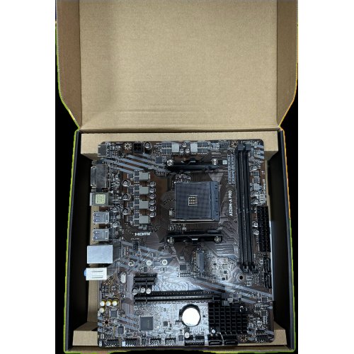 Уцінка материнська плата MSI A520M-A PRO (sAM4, AMD A520) (Сліди використання, 882996) купити в Україні: Київ, Львів, Хмельницький, Тернопіль, Івано-Франківськ | Перевірка сумісності, низька ціна, відгуки, характеристики від TELEMART фото