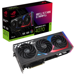 Видеокарта Asus ROG GeForce RTX 4070 Strix OC 12288MB (ROG-STRIX-RTX4070-O12G-GAMING) (Восстановлено продавцом, 883146)