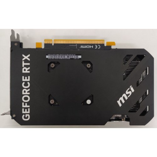 Відеокарта MSI GeForce RTX 4060 VENTUS 2X BLACK OC 8192MB (RTX 4060 VENTUS 2X BLACK 8G OC) (Відновлено продавцем, 883147) купити в Україні: Київ, Львів, Хмельницький, Тернопіль, Івано-Франківськ | Перевірка сумісності, низька ціна, відгуки, характеристики від TELEMART фото