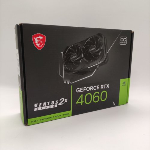 Відеокарта MSI GeForce RTX 4060 VENTUS 2X BLACK OC 8192MB (RTX 4060 VENTUS 2X BLACK 8G OC) (Відновлено продавцем, 883147) купити в Україні: Київ, Львів, Хмельницький, Тернопіль, Івано-Франківськ | Перевірка сумісності, низька ціна, відгуки, характеристики від TELEMART фото