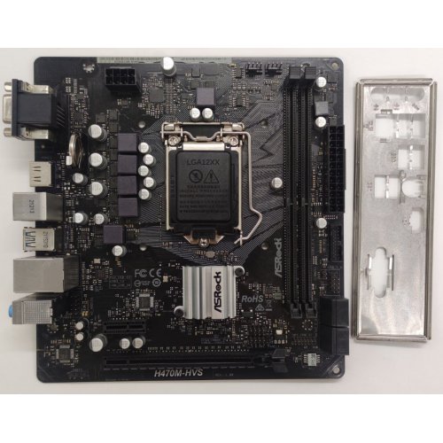 Материнська плата AsRock H470M-HVS (s1200, Intel H470) (Відновлено продавцем, 883149) купити в Україні: Київ, Львів, Хмельницький, Тернопіль, Івано-Франківськ | Перевірка сумісності, низька ціна, відгуки, характеристики від TELEMART фото