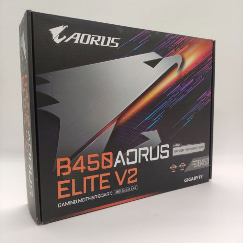 Материнська плата Gigabyte B450 AORUS ELITE V2 (sAM4, AMD B450) (Відновлено продавцем, 883153) купити в Україні: Київ, Львів, Хмельницький, Тернопіль, Івано-Франківськ | Перевірка сумісності, низька ціна, відгуки, характеристики від TELEMART фото