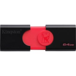 Накопичувач Kingston DataTraveler 106 64GB USB 3.0 (DT106/64GB) Black/Red