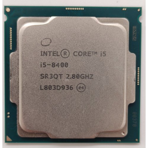 Процесор Intel Core i5-8400 2.8GHz 9MB s1151 Tray (CM8068403358811) (Відновлено продавцем, 883164) купити в Україні: Київ, Львів, Хмельницький, Тернопіль, Івано-Франківськ | Перевірка сумісності, низька ціна, відгуки, характеристики від TELEMART фото
