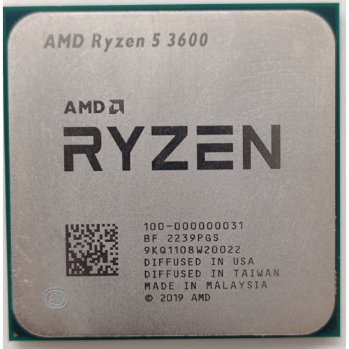 Процессор AMD Ryzen 5 3600 3.6(4.2)GHz 32MB sAM4 Tray (100-100000031) (Восстановлено продавцом, 883167) купить в Украине: Киев, Днепр, Харьков, Одесса  | Проверка совместимости, низкая цена, отзывы, характеристики от TELEMART фото