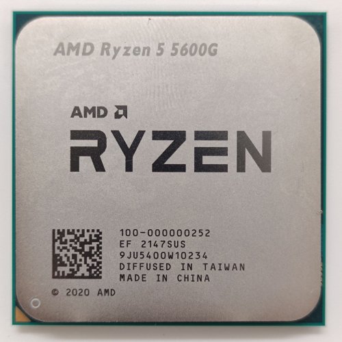 Процессор AMD Ryzen 5 5600G 3.9(4.4)GHz 16MB sAM4 Tray (100-000000252) (Восстановлено продавцом, 883168) купить в Украине: Киев, Днепр, Харьков, Одесса  | Проверка совместимости, низкая цена, отзывы, характеристики от TELEMART фото