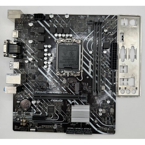 Материнська плата Asus PRIME H610M-D D4 (s1700, Intel H610) (Відновлено продавцем, 883261) купити в Україні: Київ, Львів, Хмельницький, Тернопіль, Івано-Франківськ | Перевірка сумісності, низька ціна, відгуки, характеристики від TELEMART фото