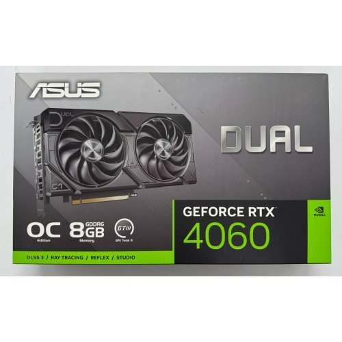 Відеокарта Asus Dual GeForce RTX 4060 EVO OC 8192MB (DUAL-RTX4060-O8G-EVO) (Відновлено продавцем, 883272) купити в Україні: Київ, Львів, Хмельницький, Тернопіль, Івано-Франківськ | Перевірка сумісності, низька ціна, відгуки, характеристики від TELEMART фото