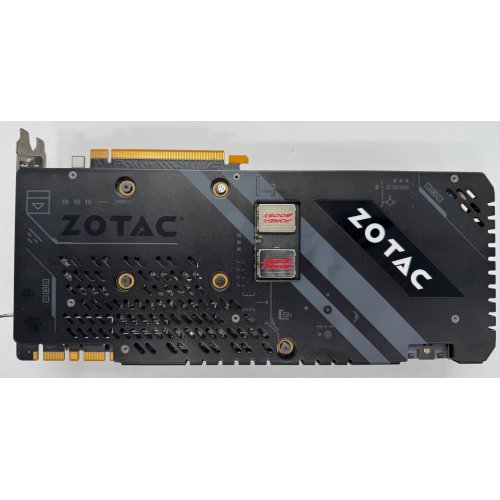 Видеокарта Zotac Geforce GTX 1080 TI AMP Extreme Core Edition 11264MB (ZT-P10810F-10P) (Восстановлено продавцом, 883282) купить в Украине: Киев, Днепр, Харьков, Одесса  | Проверка совместимости, низкая цена, отзывы, характеристики от TELEMART фото