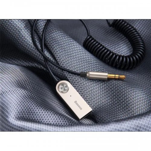 Bluetooth ресивер Baseus BA01 Bluetooth USB to AUX Cable (CABA01-01) Black купити в Україні: Київ, Львів, Хмельницький, Тернопіль, Івано-Франківськ | Низька ціна, відгуки, характеристики від TELEMART фото
