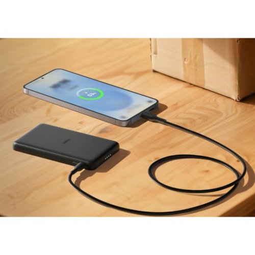 Powerbank Belkin Slim Magnetic Wireless 5000mAh 15W (BPD010HQWH) White купить в Украине: Киев, Днепр, Харьков, Одесса  | Низкая цена, отзывы, характеристики от TELEMART фото