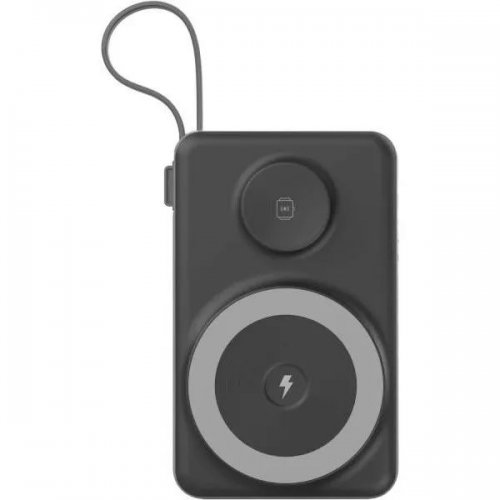 Powerbank Choetech B695 Magnetic Wireless 10000mAh 22.5W (B695-BK) Black купити в Україні: Київ, Львів, Хмельницький, Тернопіль, Івано-Франківськ | Низька ціна, відгуки, характеристики від TELEMART фото