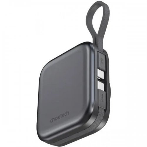 Powerbank Choetech B697C Magnetic Wireless 10000mAh 22.5W (B697C-BKGY) Black купити в Україні: Київ, Львів, Хмельницький, Тернопіль, Івано-Франківськ | Низька ціна, відгуки, характеристики від TELEMART фото