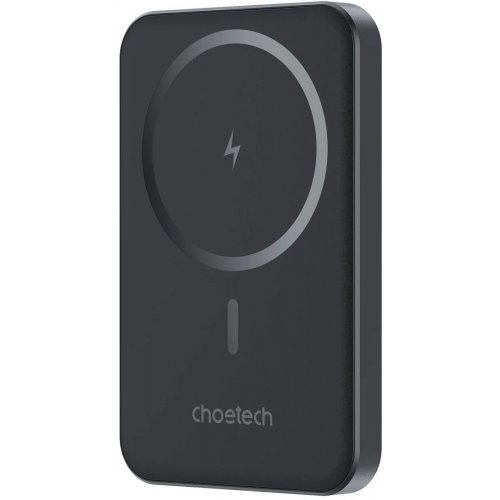 Powerbank Choetech B709 Magnetic Wireless 5000mAh 20W (B709-CCBK) Black купити в Україні: Київ, Львів, Хмельницький, Тернопіль, Івано-Франківськ | Низька ціна, відгуки, характеристики від TELEMART фото