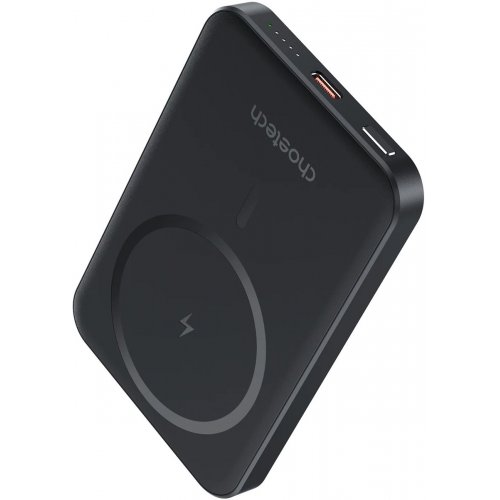 Powerbank Choetech B709 Magnetic Wireless 5000mAh 20W (B709-CCBK) Black купити в Україні: Київ, Львів, Хмельницький, Тернопіль, Івано-Франківськ | Низька ціна, відгуки, характеристики від TELEMART фото