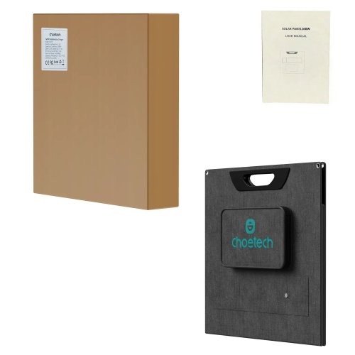 Солнечная панель Choetech SC074 Solar Panel Charger 200W купить в Украине: Киев, Днепр, Харьков, Одесса  | Низкая цена, отзывы, характеристики от TELEMART фото