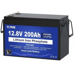 Акумуляторна батарея DC HOUSE 12.8V 200Ah (ECO-LFP12200) (99-10035200)