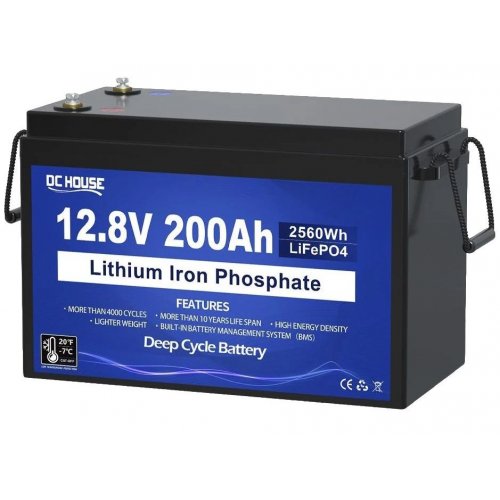 Акумуляторна батарея DC HOUSE 12.8V 200Ah (ECO-LFP12200) (99-10035200) купити в Україні: Київ, Львів, Хмельницький, Тернопіль, Івано-Франківськ | Низька ціна, відгуки, характеристики від TELEMART фото