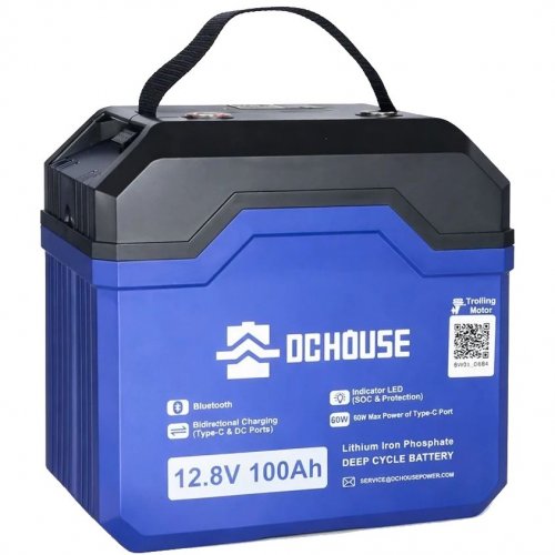 Акумуляторна батарея DC HOUSE 12.8V 100Ah (ECO-LFP1210004) (99-10035201) купити в Україні: Київ, Львів, Хмельницький, Тернопіль, Івано-Франківськ | Низька ціна, відгуки, характеристики від TELEMART фото