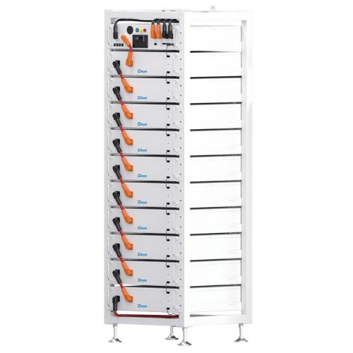 Блок батарей Deye BOS-A10 LiFePO4 384V 200Ah 76.8kWh HVB1000V RACK (BOS-A10-77kW) купити в Україні: Київ, Львів, Хмельницький, Тернопіль, Івано-Франківськ | Низька ціна, відгуки, характеристики від TELEMART фото