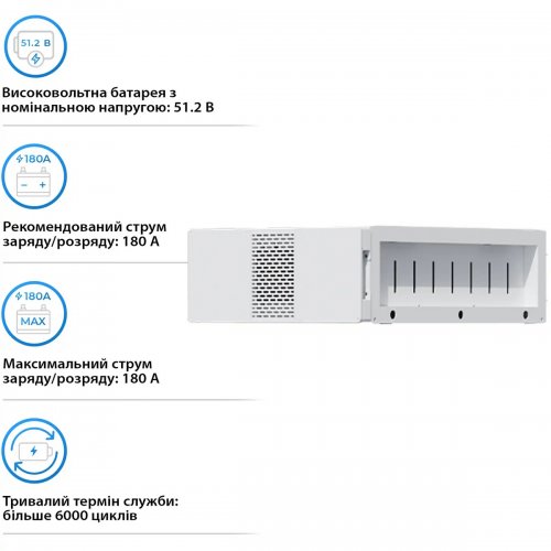 Аккумуляторная батарея Deye BOS-B Pro-A3 LiFePO4 HV 51.2V 314Ah 16.08kWh without BMS (BOS-B-Pack16-A3) купить в Украине: Киев, Днепр, Харьков, Одесса  | Низкая цена, отзывы, характеристики от TELEMART фото