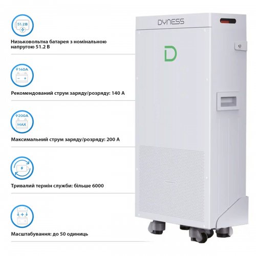 Аккумуляторный модуль Dyness LiFePo4 51.2V 280Ah 14.4kWh (Powerbrick) купить в Украине: Киев, Днепр, Харьков, Одесса  | Низкая цена, отзывы, характеристики от TELEMART фото