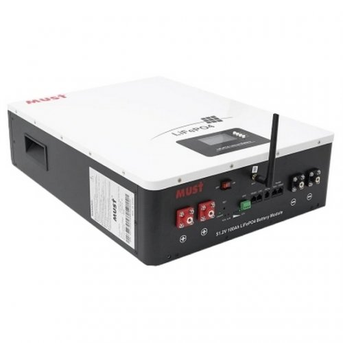 Акумуляторна батарея Must LP16-48100 LiFePO4 51.2V 100Ah 5.12kWh (99-00023557) купити в Україні: Київ, Львів, Хмельницький, Тернопіль, Івано-Франківськ | Низька ціна, відгуки, характеристики від TELEMART фото