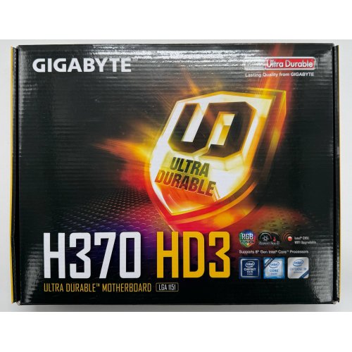 Материнська плата Gigabyte H370 HD3 (s1151-V2, Intel H370) (Відновлено продавцем, 883543) купити в Україні: Київ, Львів, Хмельницький, Тернопіль, Івано-Франківськ | Перевірка сумісності, низька ціна, відгуки, характеристики від TELEMART фото