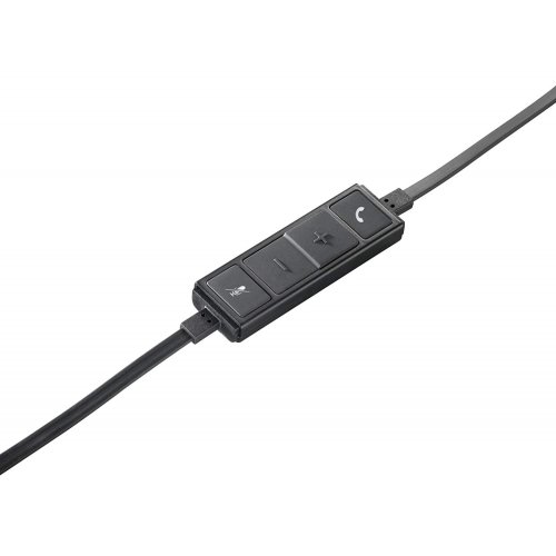 Купить Наушники Logitech H650e USB Headset (981-000519) Black - цена в Харькове, Киеве, Днепре, Одессе
в интернет-магазине Telemart фото
