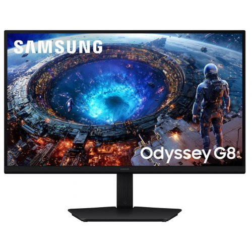 Монитор Samsung 27" Odyssey G8 (LS27HG800EFXUA) Black купить в Украине: Киев, Днепр, Харьков, Одесса  | Низкая цена, отзывы, характеристики от TELEMART фото