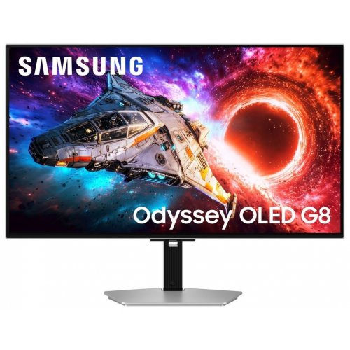 Монітор Samsung 32" Odyssey OLED G8 (LS32HG802SIXUA) Silver купити в Україні | Telemart фото
