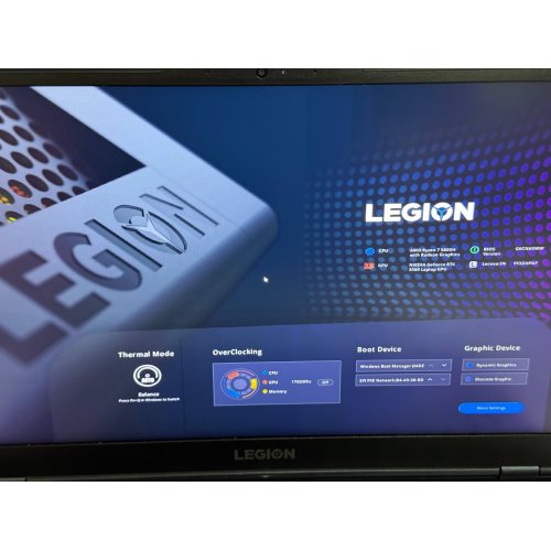 Ноутбук Lenovo Legion 5 15ACH6H (82JU00JMPB) Black (Відновлено продавцем, 883716) купити в Україні: Київ, Львів, Хмельницький, Тернопіль, Івано-Франківськ | Низька ціна, відгуки, характеристики від TELEMART фото