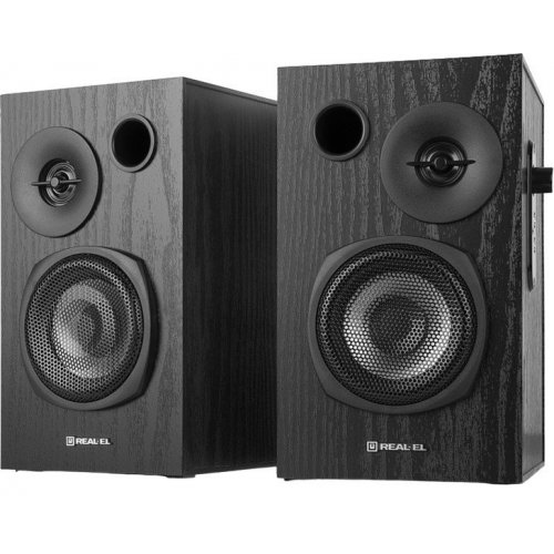 Уцінка акустична система REAL-EL S-235 (EL121200010) Black (Розкрита упаковка, 883760) купити в Україні: Київ, Львів, Хмельницький, Тернопіль, Івано-Франківськ | Низька ціна, відгуки, характеристики від TELEMART фото