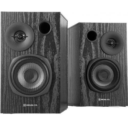Уцінка акустична система REAL-EL S-235 (EL121200010) Black (Розкрита упаковка, 883760) купити в Україні: Київ, Львів, Хмельницький, Тернопіль, Івано-Франківськ | Низька ціна, відгуки, характеристики від TELEMART фото