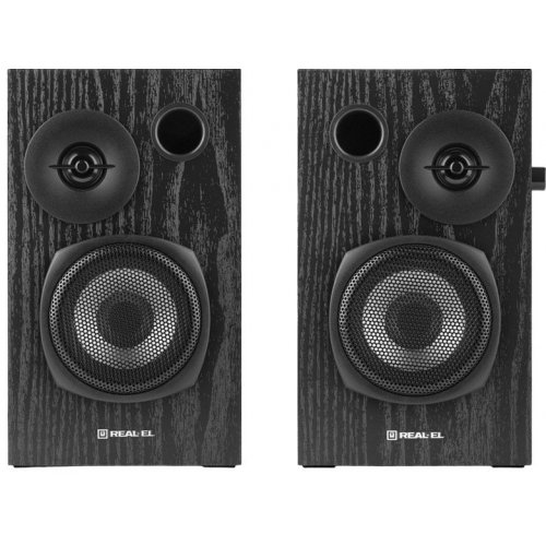 Уцінка акустична система REAL-EL S-235 (EL121200010) Black (Розкрита упаковка, 883760) купити в Україні: Київ, Львів, Хмельницький, Тернопіль, Івано-Франківськ | Низька ціна, відгуки, характеристики від TELEMART фото