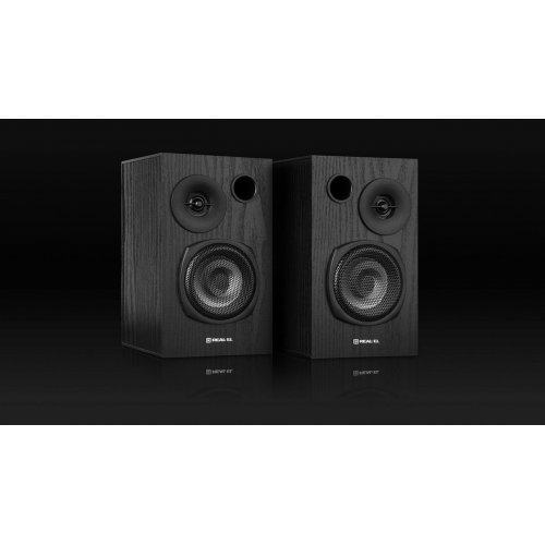 Уцінка акустична система REAL-EL S-235 (EL121200010) Black (Розкрита упаковка, 883760) купити в Україні: Київ, Львів, Хмельницький, Тернопіль, Івано-Франківськ | Низька ціна, відгуки, характеристики від TELEMART фото