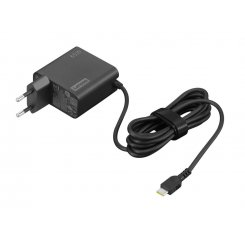 Адаптер живлення Lenovo 65W USB Type-C Wall Adaptor-EU Pin (4X21L54610) Black