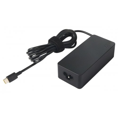 Адаптер живлення Lenovo USB Type-C 65W AC Adapter (GX20P92529) Black купити в Україні: Київ, Львів, Хмельницький, Тернопіль, Івано-Франківськ | Низька ціна, відгуки, характеристики від TELEMART фото
