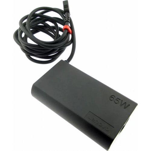 Адаптер живлення Lenovo Slim USB Type-C 65W AC Adapter (GX20Z46255) Black купити в Україні: Київ, Львів, Хмельницький, Тернопіль, Івано-Франківськ | Низька ціна, відгуки, характеристики від TELEMART фото