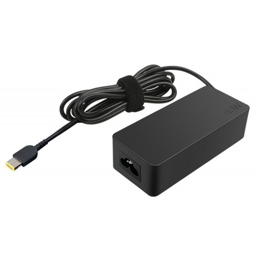 Адаптер живлення Lenovo 65W Slim Port AC Adapter (GX21G06615) Black купити в Україні: Київ, Львів, Хмельницький, Тернопіль, Івано-Франківськ | Низька ціна, відгуки, характеристики від TELEMART фото